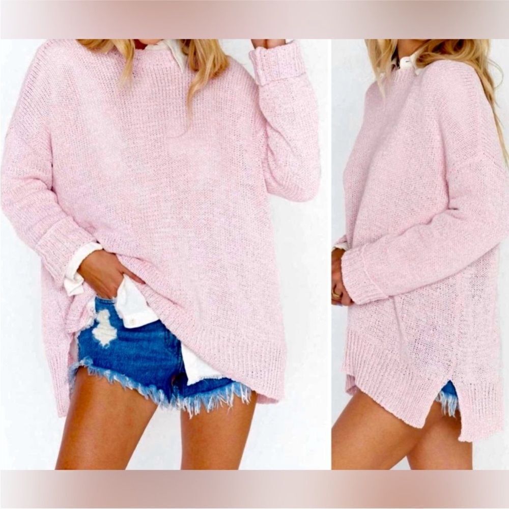 SHOW ME YOUR MUMU | Anya Chunky Oversized Open Knit Sweater Women’s Size Medium